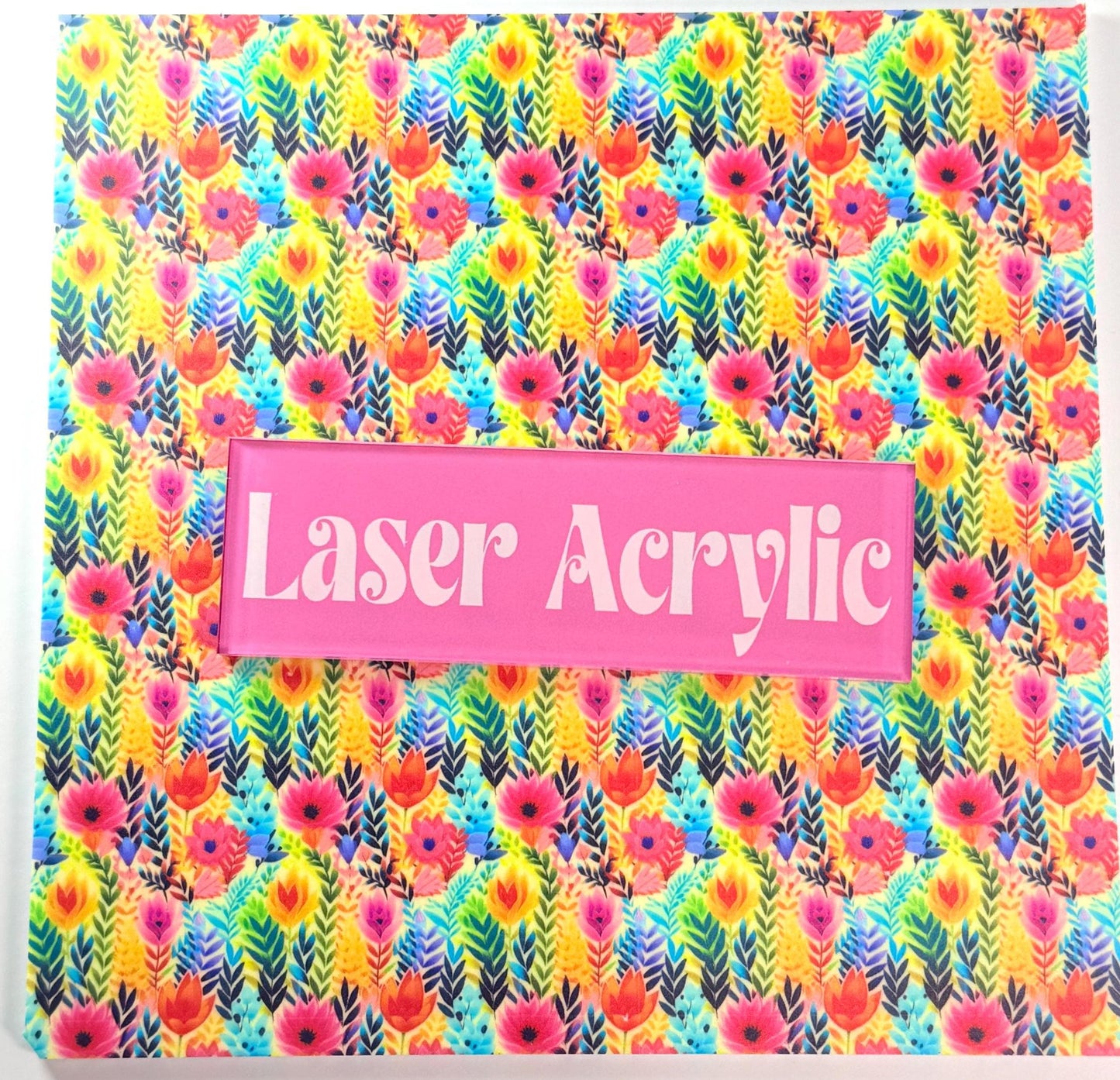 Patterned Acrylic Sheets – 3mm Cast Flower Acrylic Sheet for Laser Cutting Supply Patterned Cast Acrylic, Flex and Wood for Lasers