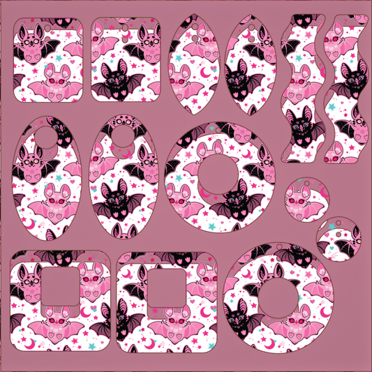 Halloween Pink Bats