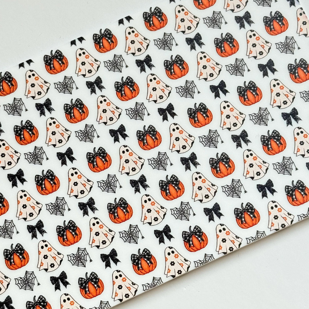 Halloween Ghosts Patterned Acrylic Sheet, Pumpkin Halloween White Acrylic Sheet, Ghost Halloween Acrylic for Lasers, Acrylic for Jewelry