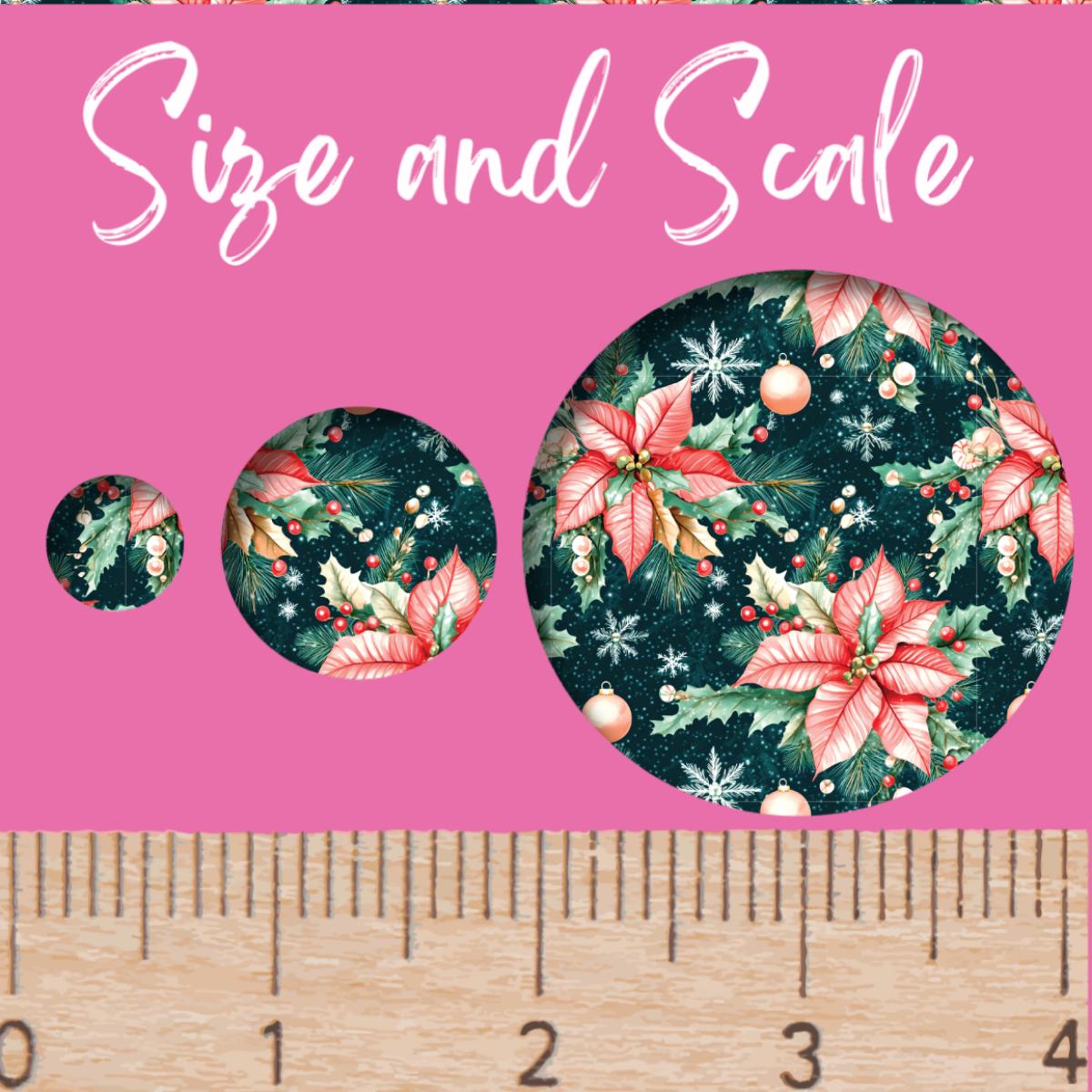 Patterned Acrylic Sheets, Christmas Floral Laser Acrylic, Flex