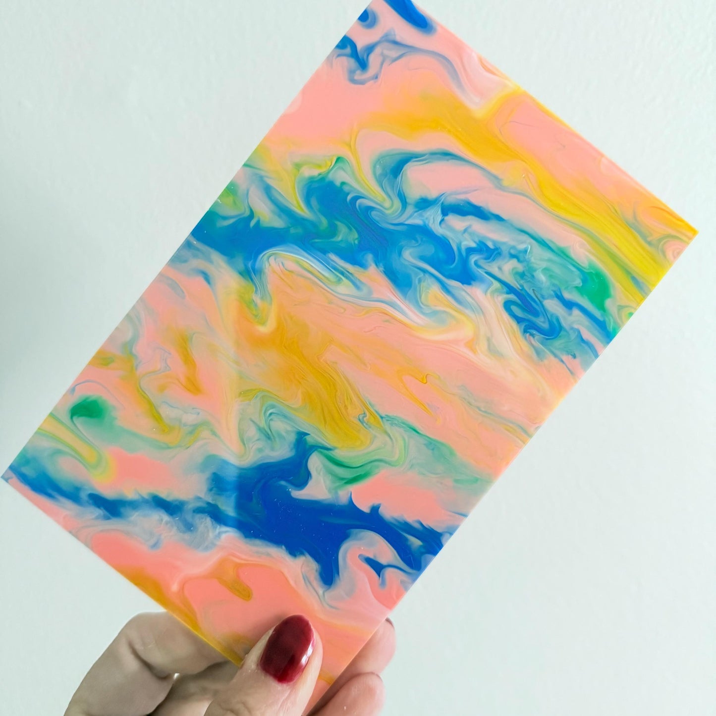 Swirl Cast Acrylic Sheet - 1/8 Inch Colored Acrylic for Jewelry & Laser Cutting Patterned Cast Acrylic, Flex and Wood for Lasers