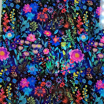 Clear Core Acrylic Floral UV Printed Sheet – Laser Cut Jewelry Supplies Patterned Cast Acrylic, Flex and Wood for Lasers