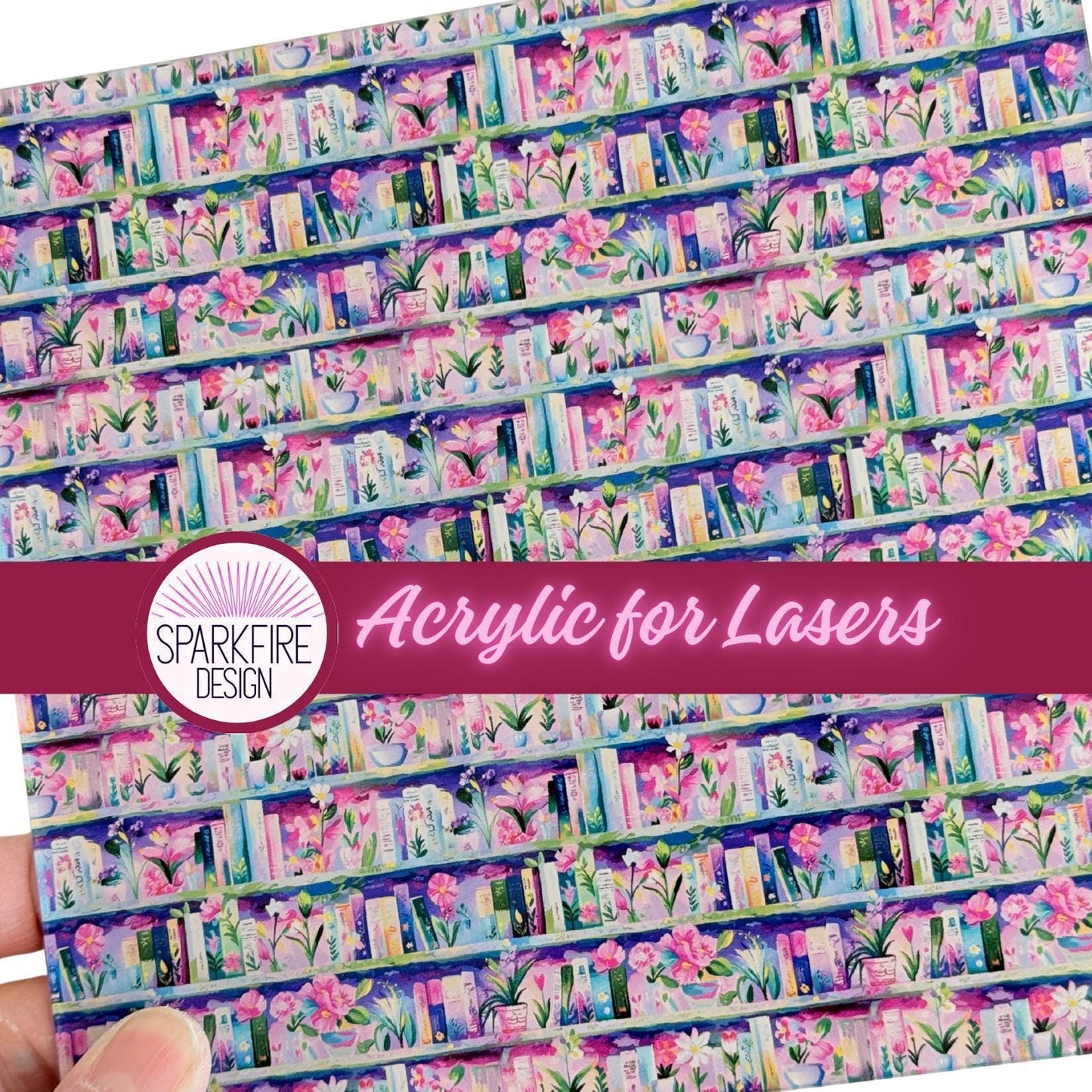 Patterned Acrylic Sheets – 1/8" Clear Core UV Printed Acrylic for Laser Cutting Crafts Patterned Cast Acrylic, Flex and Wood for Lasers