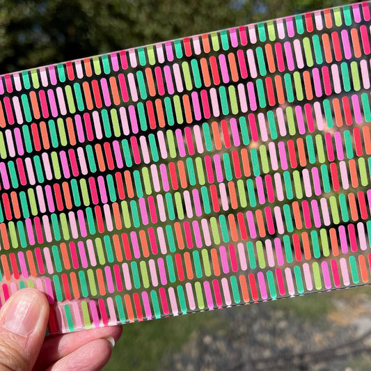 Patterned Acrylic Sheet - Clear Core UV Printed Acrylic 6x4 for Jewelry & Crafts Patterned Cast Acrylic, Flex and Wood for Lasers