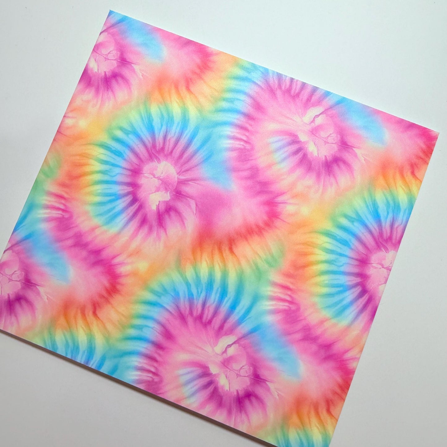 Tie Dye UV Printed Acrylic - Patterned White Core Sheets for Laser Cutting Jewelry Blanks Patterned Cast Acrylic, Flex and Wood for Lasers
