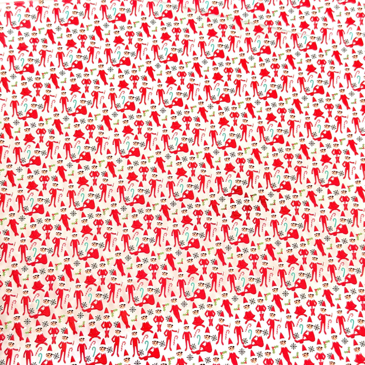 Patterned Acrylic Sheet, Christmas Elf Laser Blank For CO2 Cut