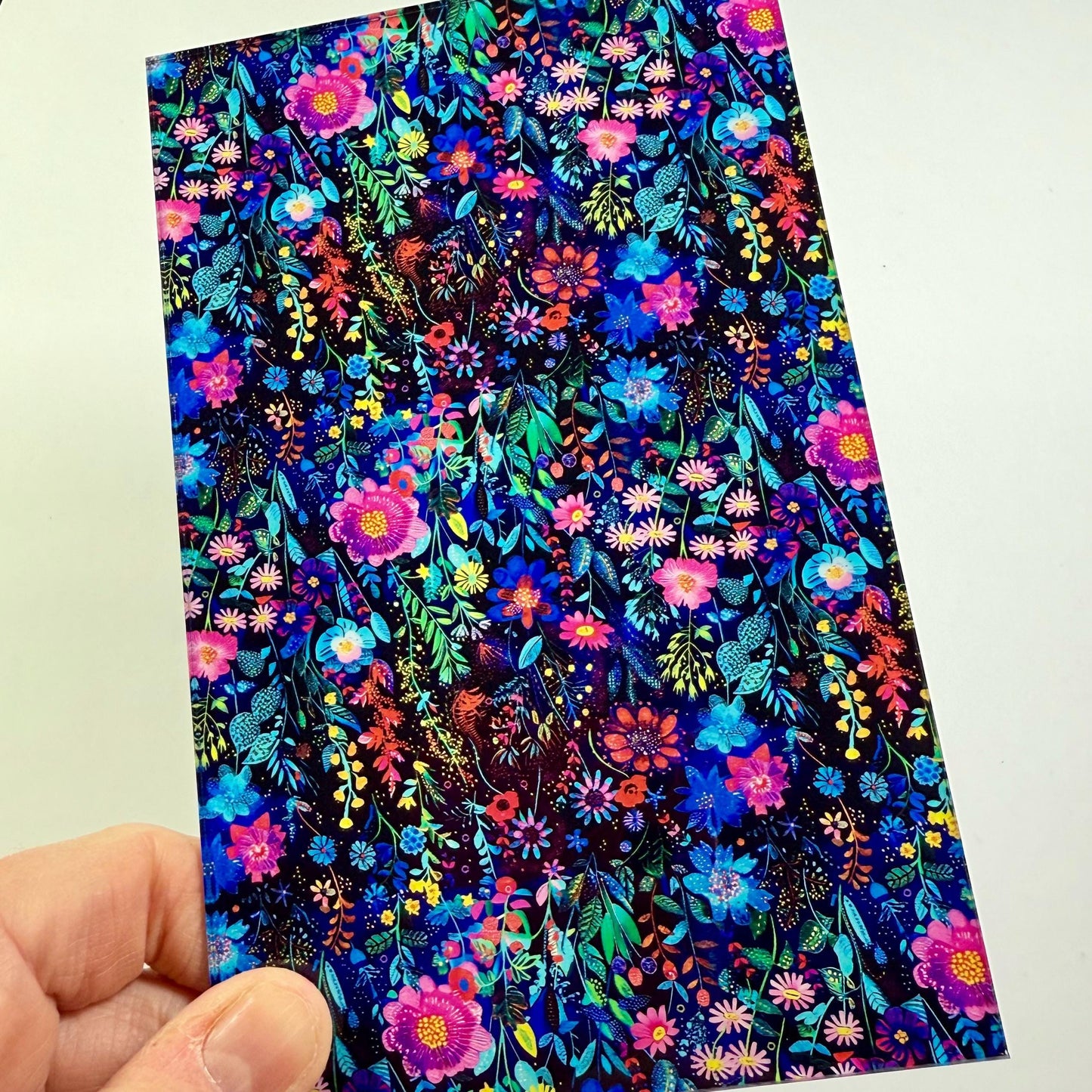Clear Core Acrylic Floral UV Printed Sheet – Laser Cut Jewelry Supplies Patterned Cast Acrylic, Flex and Wood for Lasers