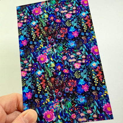 Clear Core Acrylic Floral UV Printed Sheet – Laser Cut Jewelry Supplies Patterned Cast Acrylic, Flex and Wood for Lasers