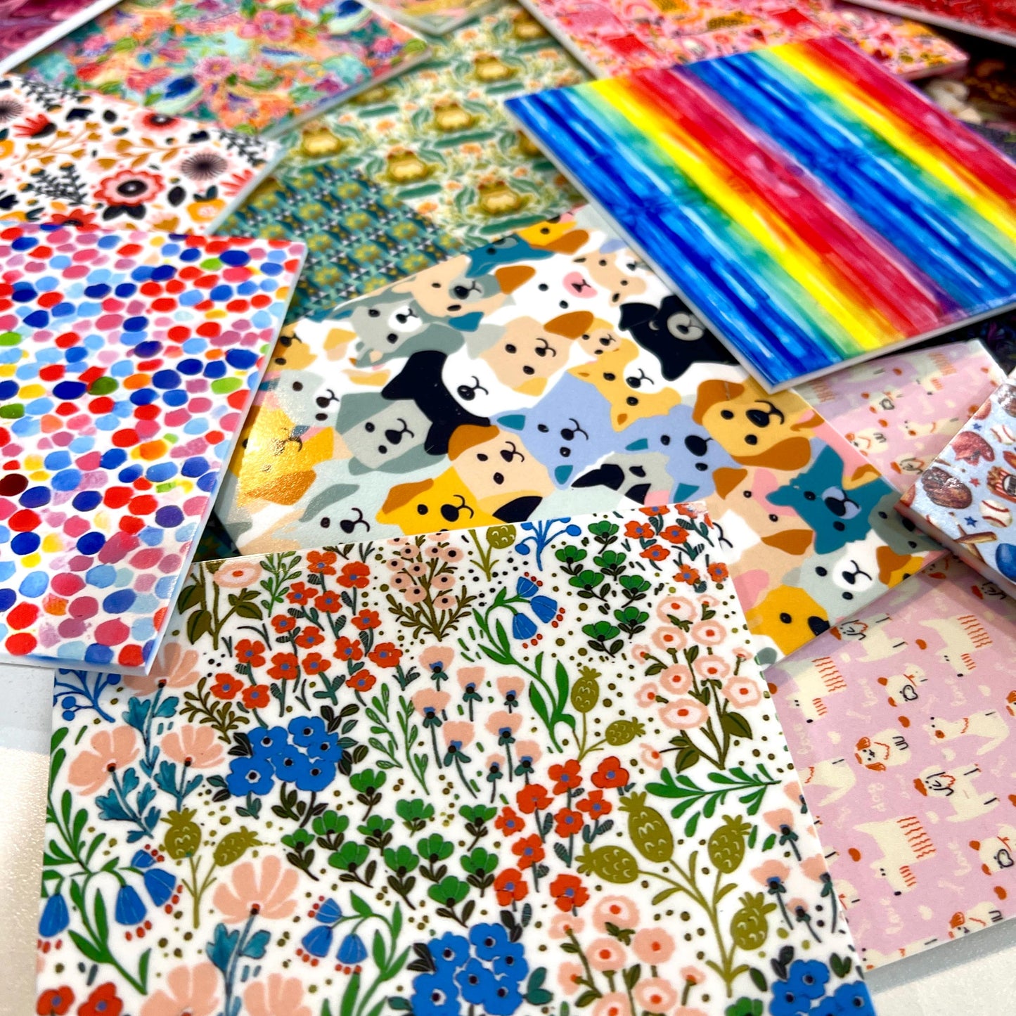 Halloween Acrylic Grab Bags - Patterned 1/8 Inch Sheets