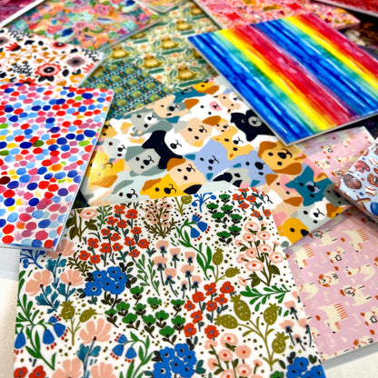 Halloween Acrylic Grab Bags - Patterned 1/8 Inch Sheets