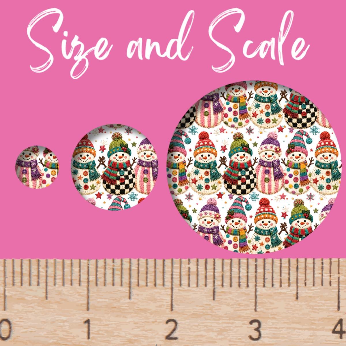 Patterned Laser Acrylic, Winter Snowman Floral Cut Sheet For C02