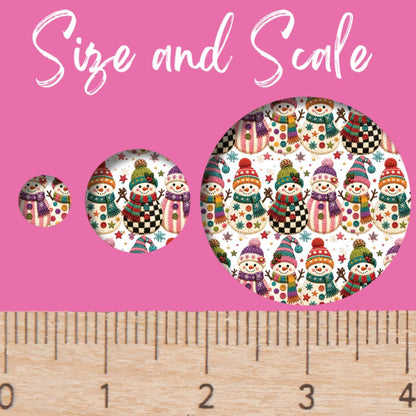 Patterned Laser Acrylic, Winter Snowman Floral Cut Sheet For C02