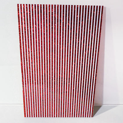 Red, White and Blue Patterned acrylic sheet for laser cutting. The pattern is patriotic, 4th of July, and patriotic.