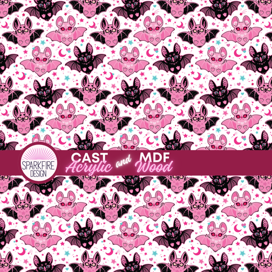 Halloween Pink Bats