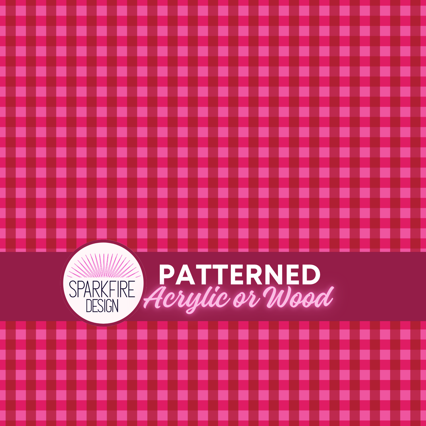 Pink Red Plaid