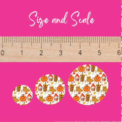 Halloween Patterned Acrylic Sheet | Fall Pumpkin for Laser Cutting