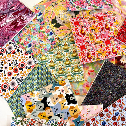 Floral UV Printed Patterned Acrylic Sheets - Floral Acrylic Grab Bag | 1/8 Inch Laser Cuttable Acrylic