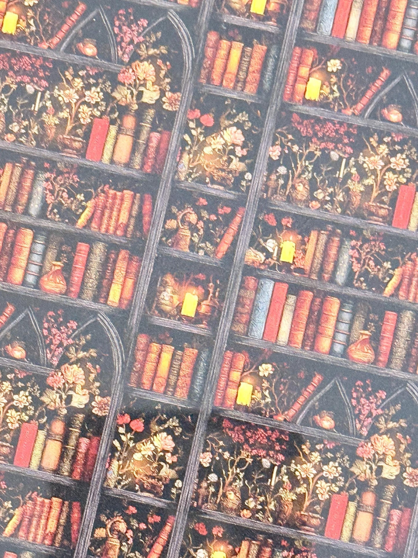 Patterned Acrylic Sheets - 1/8" Clear Core UV Printed Library Design for Laser Cutting Patterned Cast Acrylic, Flex and Wood for Lasers