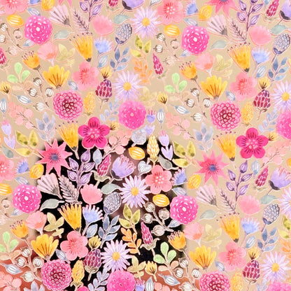 Gold Mirror Acrylic Floral Sheet - 1/8 Inch Patterned Decorative Panel for Laser Cutting Patterned Cast Acrylic, Flex and Wood for Lasers
