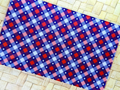 Patterned Acrylic Sheet - 3mm Cast Clear Acrylic with American Flag Design for Laser Cutting Patterned Cast Acrylic, Flex and Wood for Lasers