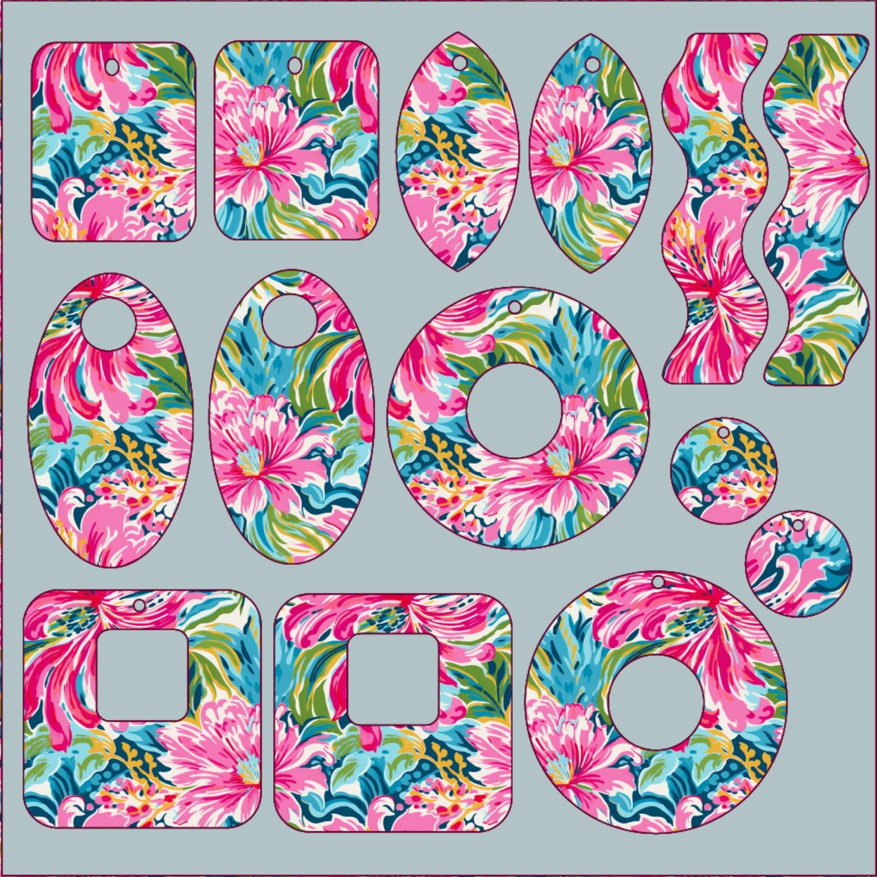 a picture of a flowered pattern with the letters o o o o o o