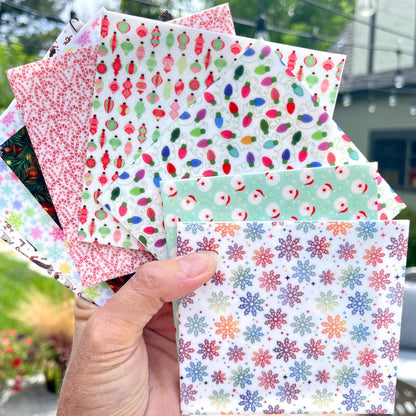 Santa Clause Patterned Acrylic Sheet - Christmas Cast Acrylic Sheets & Wood for Lasers