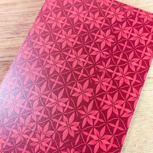 Red Acrylic Sheet - Patterned Clear Glitter UV Printed Acrylic for Jewelry Patterned Cast Acrylic, Flex and Wood for Lasers
