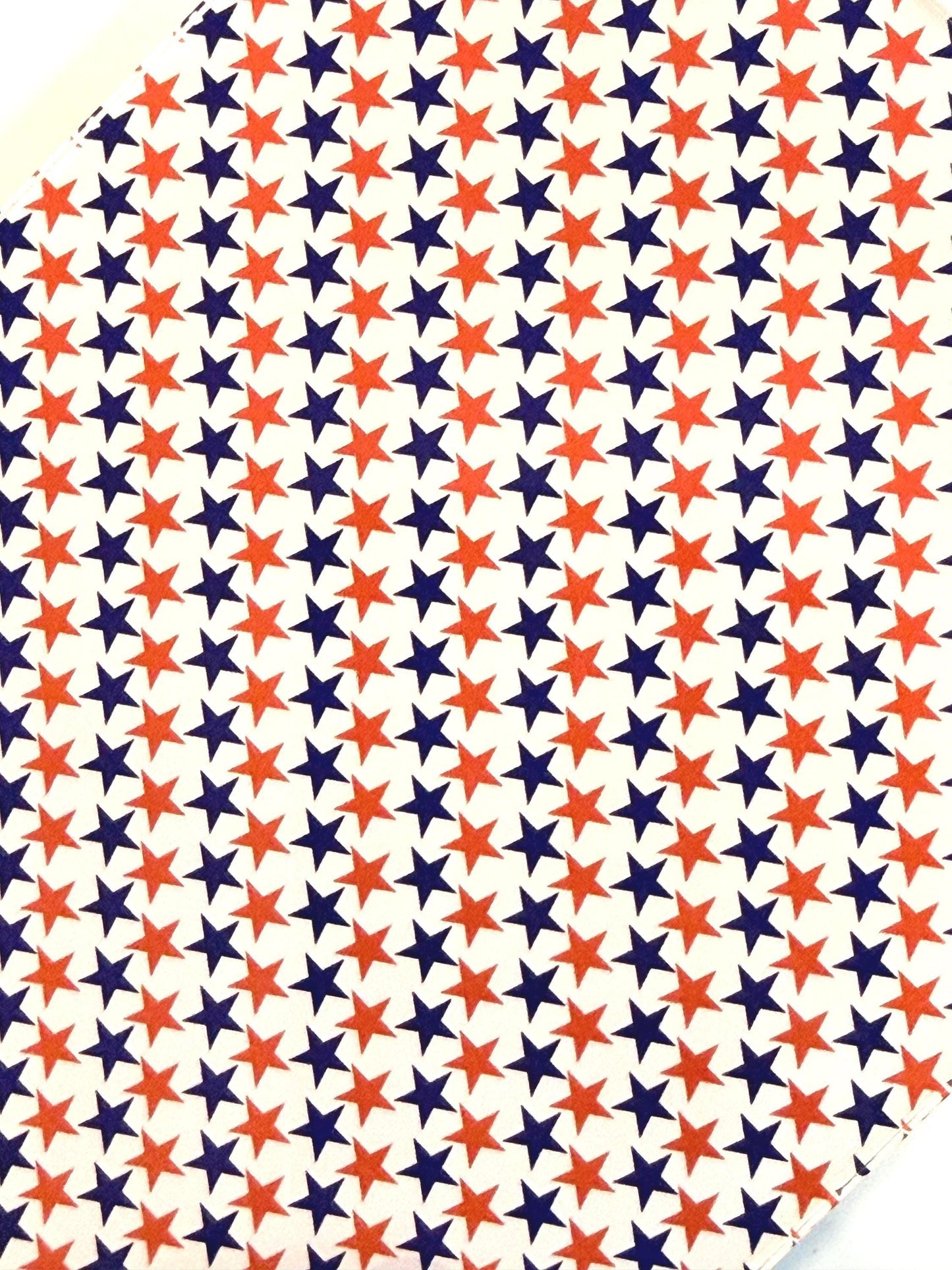 Red and Blue Stars 4th of July Acrylic - Patterned Clear Cast Acrylic Sheet 6x4 for Jewelry Patterned Cast Acrylic, Flex and Wood for Lasers