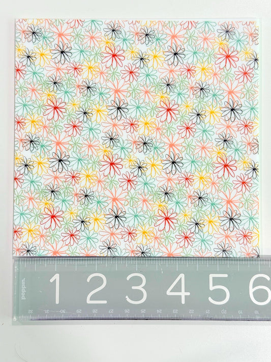 Floral Acrylic Sheet - Patterned White 1/8 Inch Decorative Panel for Laser Crafts Patterned Cast Acrylic, Flex and Wood for Lasers