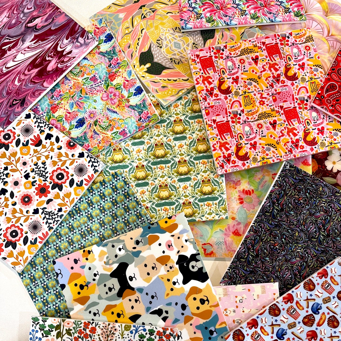 Halloween Acrylic Grab Bags - Patterned 1/8 Inch Sheets