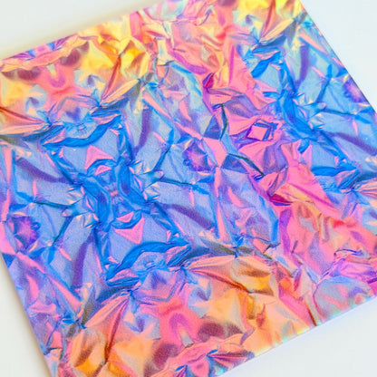 Iridescent Acrylic - Patterned Laser Cut Acrylic for Earrings | Floral UV Printed Design Patterned Cast Acrylic, Flex and Wood for Lasers