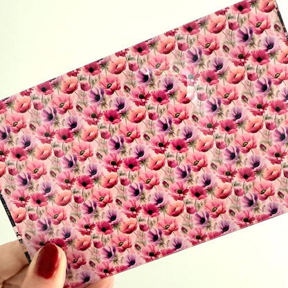 Patterned Acrylic Sheet – Clear Floral UV Printed Acrylic Jewelry Blanks for Laser Cutting Patterned Cast Acrylic, Flex and Wood for Lasers
