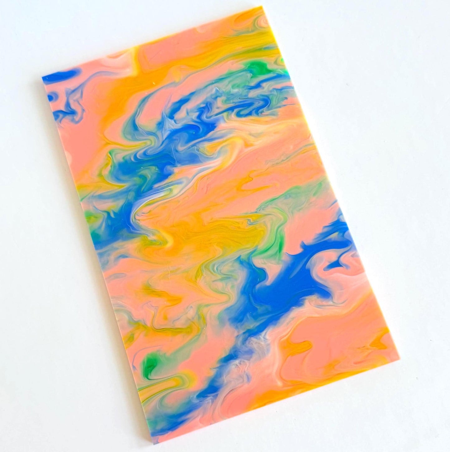 Swirl Cast Acrylic Sheet - 1/8 Inch Colored Acrylic for Jewelry & Laser Cutting Patterned Cast Acrylic, Flex and Wood for Lasers