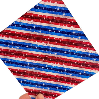 Patriotic Acrylic Sheets – Printed UV Acrylic for Laser Cutting | 4th of July Floral Design Earrings Patterned Cast Acrylic, Flex and Wood for Lasers
