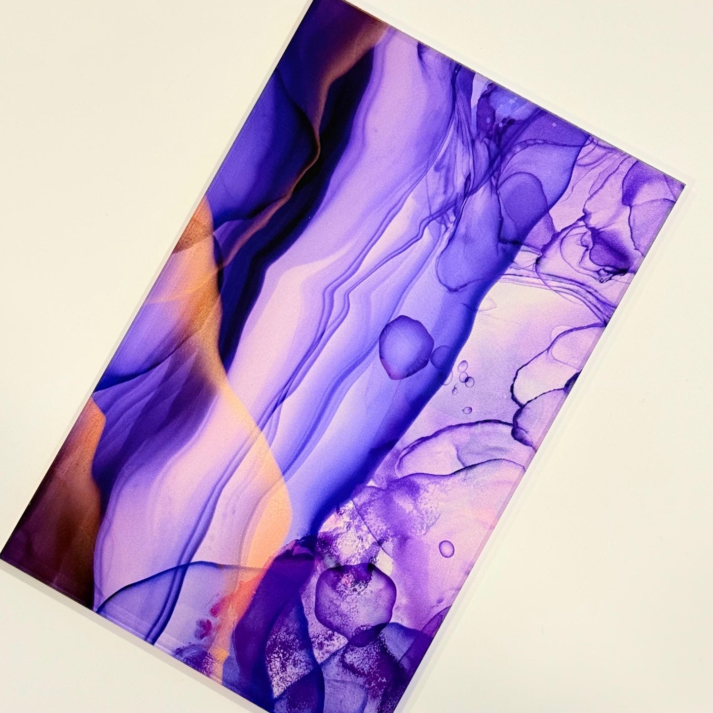 Patterned Acrylic Sheet - Clear Core UV Printed 6x4 Inch for Laser Cutting & Jewelry Patterned Cast Acrylic, Flex and Wood for Lasers