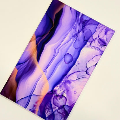 Patterned Acrylic Sheet - Clear Core UV Printed 6x4 Inch for Laser Cutting & Jewelry Patterned Cast Acrylic, Flex and Wood for Lasers