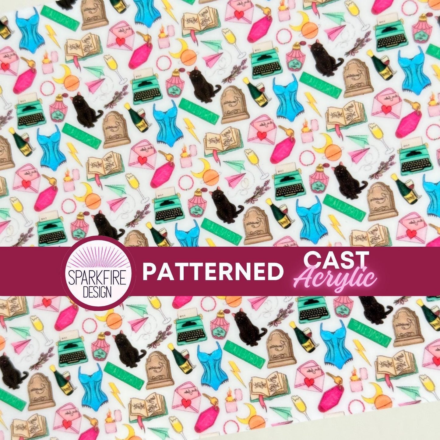 Swiftie Pop Star Design Patterned Cast Acrylic, Flex and Wood for Lasers