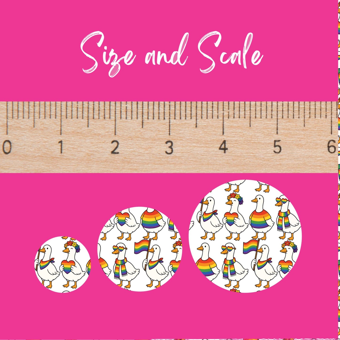 Rainbow Geese Pride Design | Laser Cut Acrylic Jewelry Blanks Patterned Cast Acrylic, Flex and Wood for Lasers