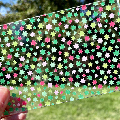 Stars Acrylic,  Two Sided UV Printed Acrylic for Lasers for Jewelry and Cup Toppers