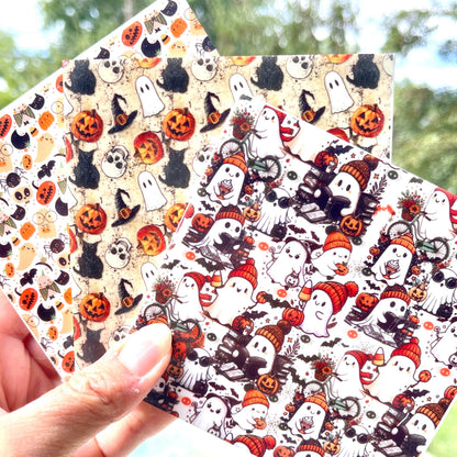 Halloween Acrylic Grab Bags - Patterned 1/8 Inch Sheets
