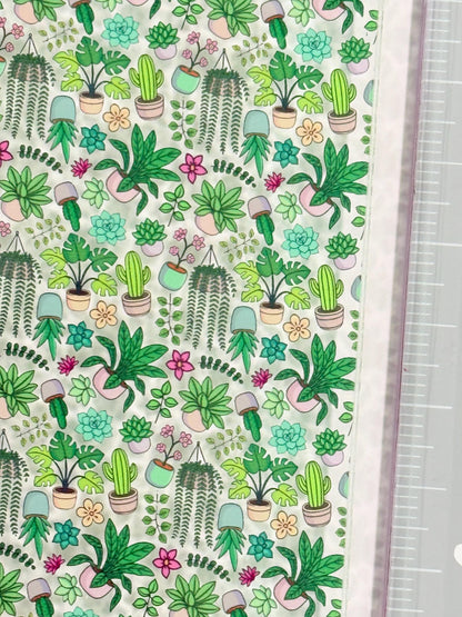 Houseplants Patterned Acrylic Sheet - Clear 1/8 Inch Decorative Plant Lover Patterned Cast Acrylic, Flex and Wood for Lasers