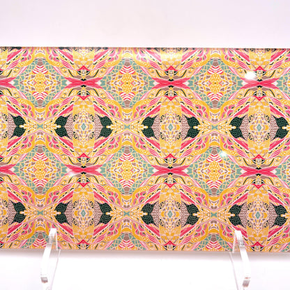 Patterned Acrylic Sheet – Clear UV Printed Acrylic for Jewelry & Craft Toppers 4x6 in Patterned Cast Acrylic, Flex and Wood for Lasers