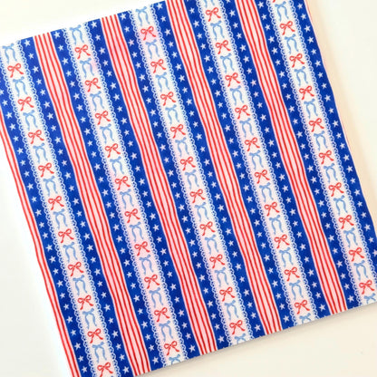 Red, White and Blue Patterned acrylic sheet for laser cutting. The pattern is patriotic, 4th of July, and patriotic.