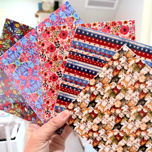 Assorted Patterned Acrylic Grab Bag – 1/8 Inch Sheets