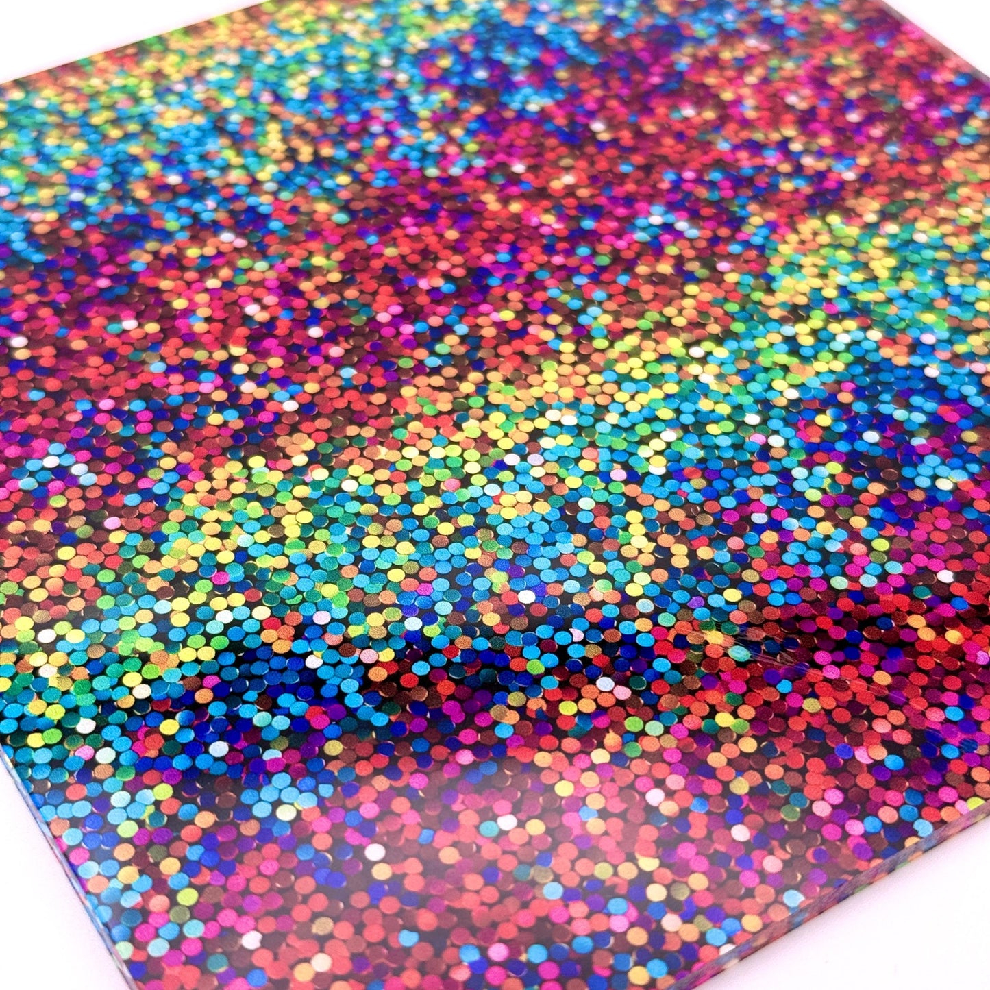 Glitter Acrylic Patterned Sheets - 3mm Thick Clear Cast Acrylic for Earrings & Laser Cutting Patterned Cast Acrylic, Flex and Wood for Lasers