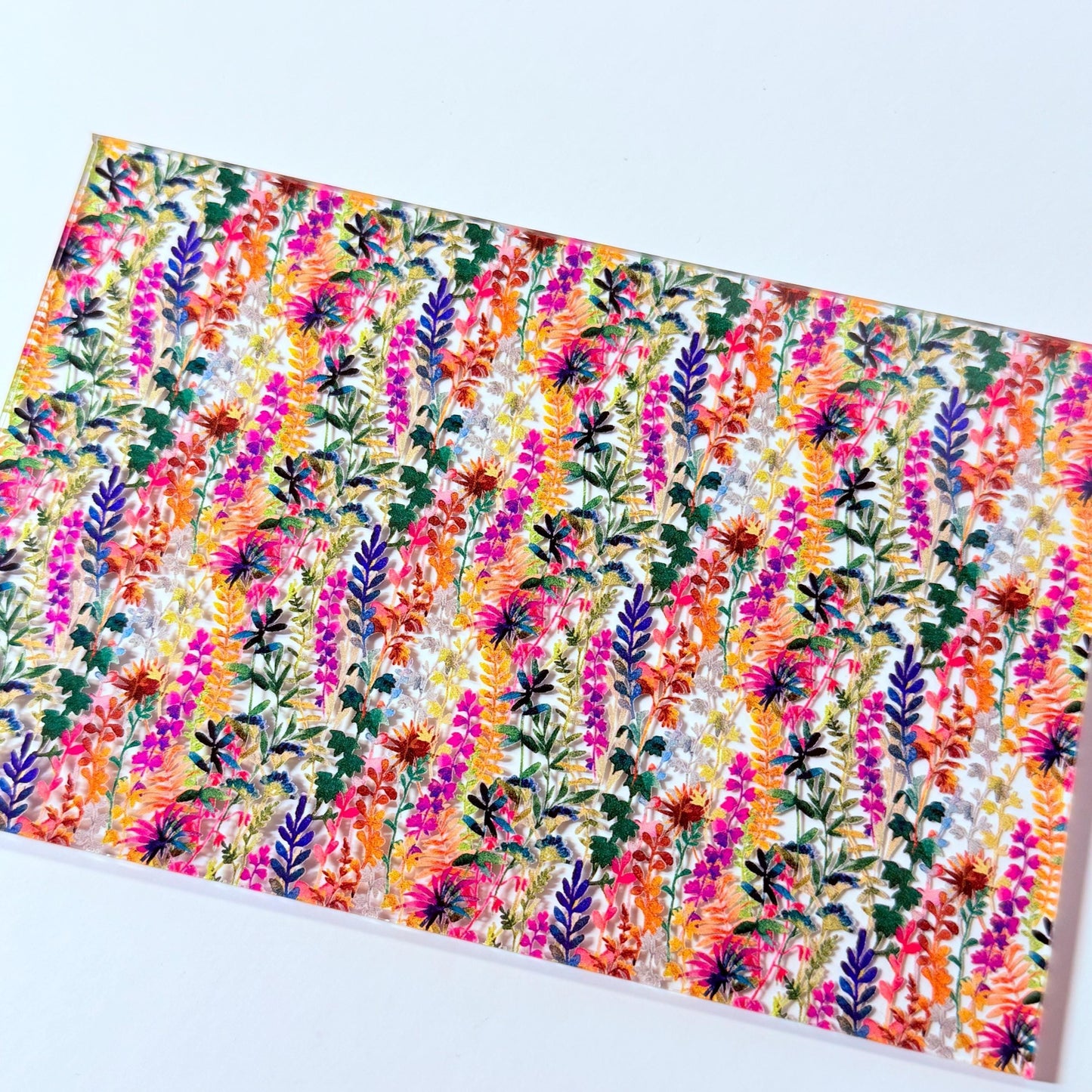 UV Printed Acrylic | Patterned Clear Core Acrylic Sheet for Laser Cutting & Jewelry Making Patterned Cast Acrylic, Flex and Wood for Lasers