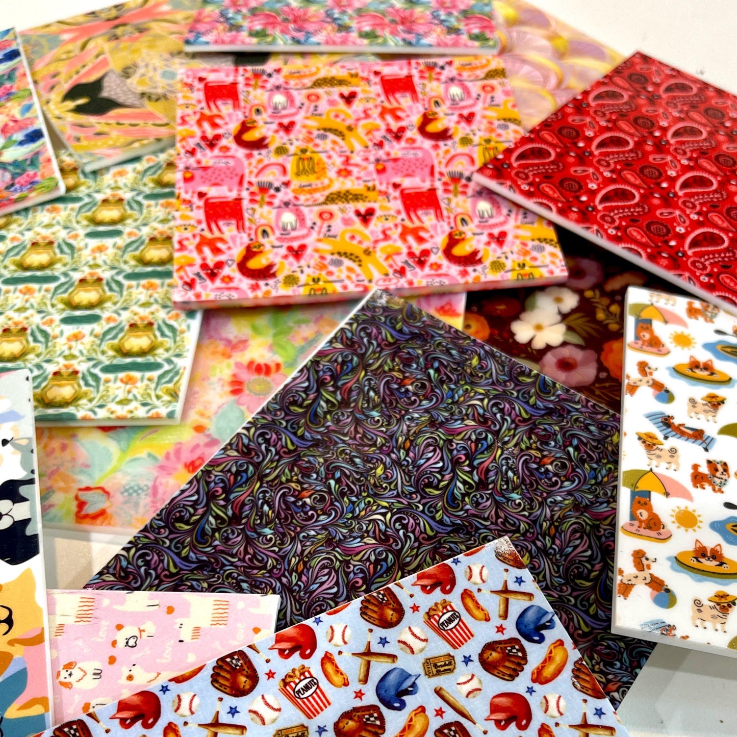 Assorted Patterned Acrylic Grab Bag – 1/8 Inch Sheets