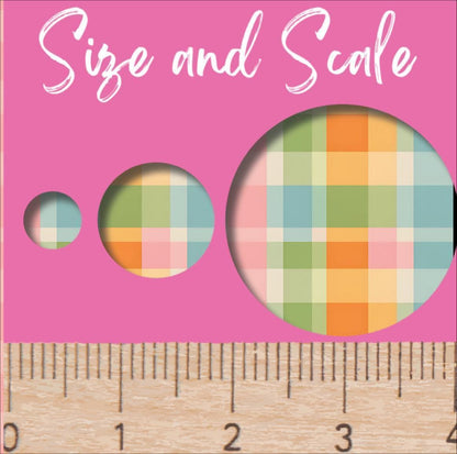 Spring Pastel Acrylic Sheets - Easter Plaid Patterned Cast Acrylic for Laser Cutting Patterned Cast Acrylic, Flex and Wood for Lasers