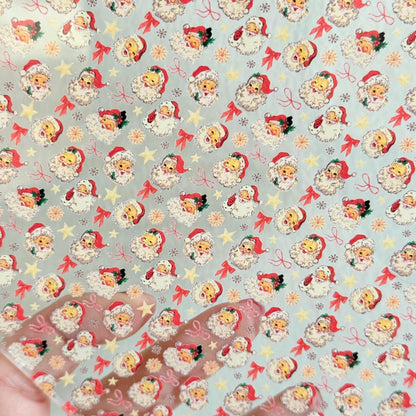 Patterned Acrylic Sheet, Santa Christmas Laser Cut Flex For Lasers