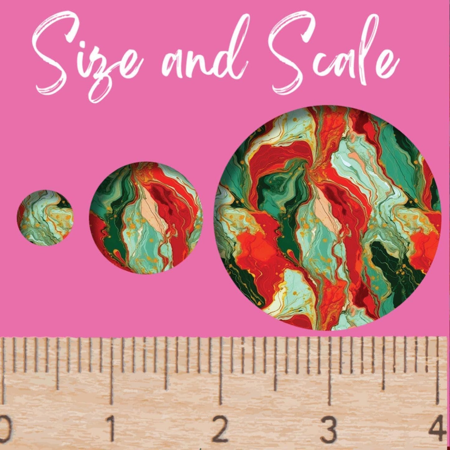 Christmas Patterned Acrylic | Red Green Cast Sheets for Laser Cutting & Engraving
